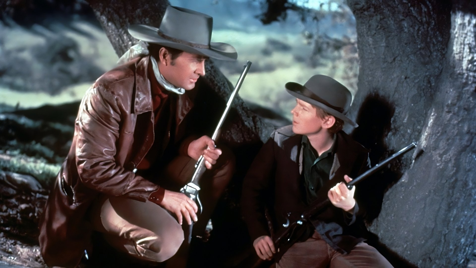 Backdrop for Westward Ho, The Wagons!