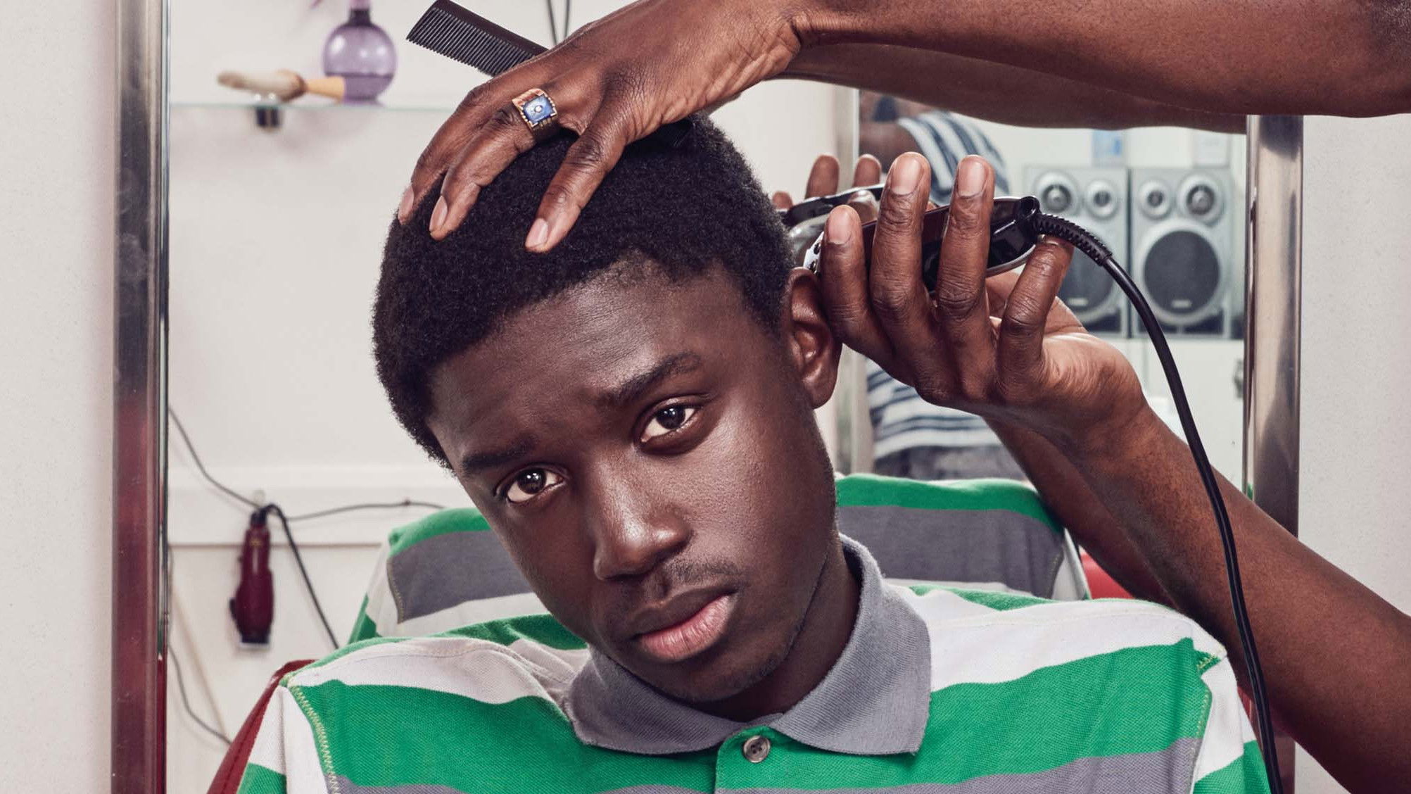 Backdrop for National Theatre Live: Barber Shop Chronicles