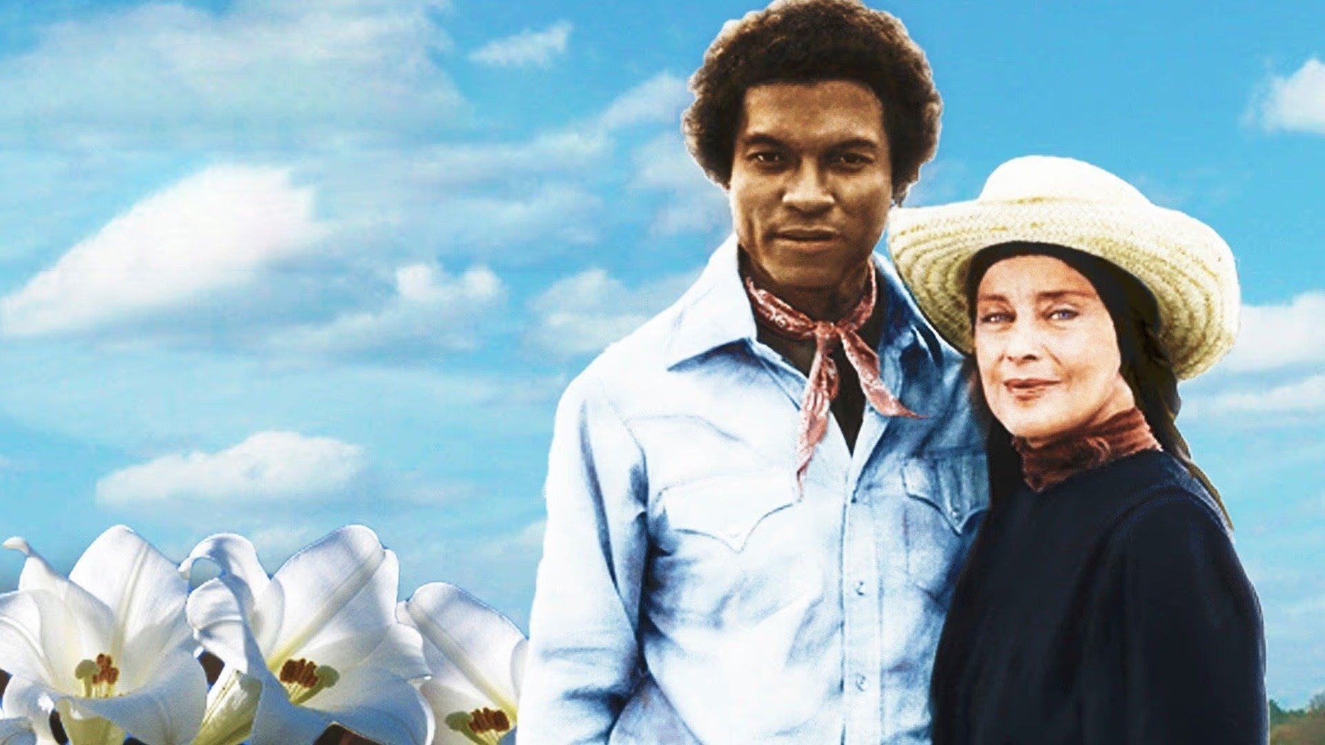 Backdrop for Christmas Lilies of the Field