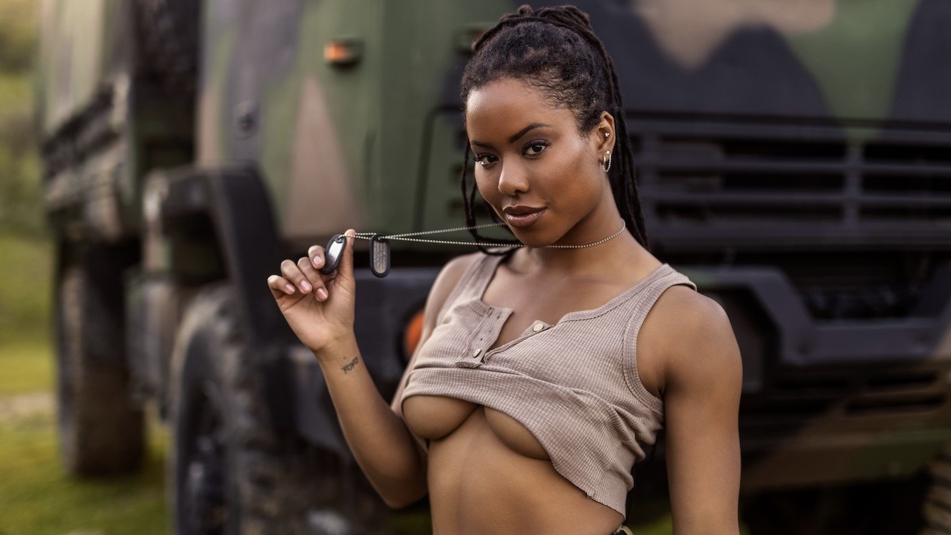 Backdrop for Machine Gunner