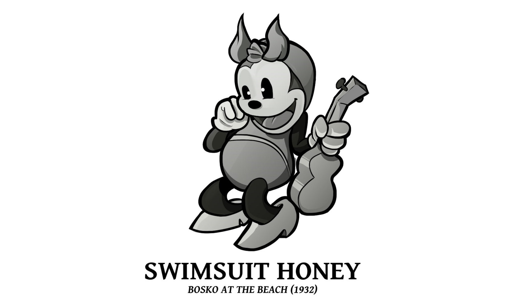 Backdrop for Bosko at the Beach