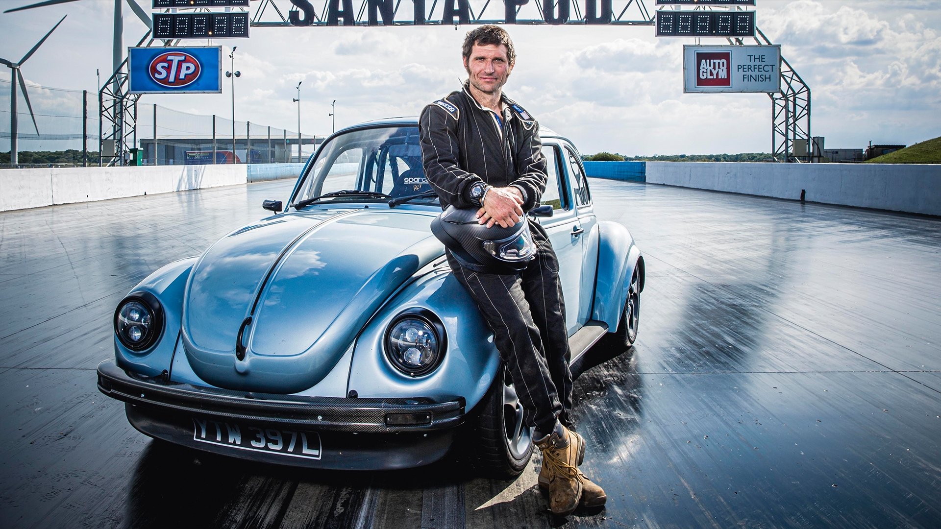 Backdrop for Guy Martin: The World's Fastest Electric Car?