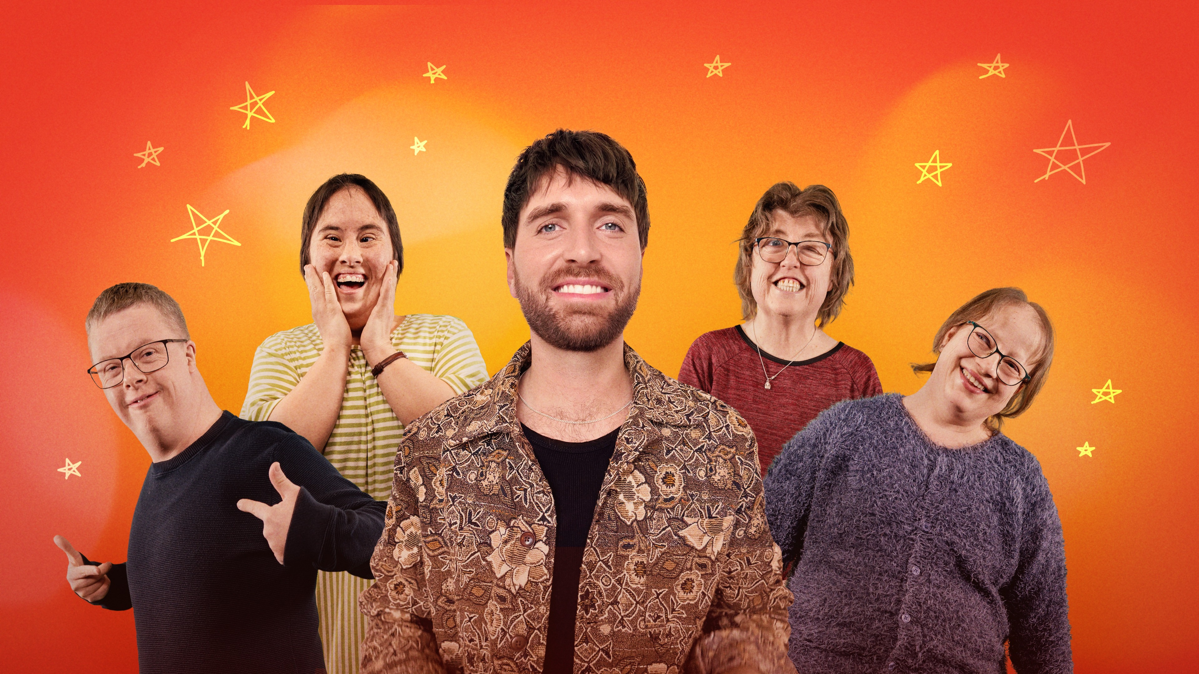 Backdrop for Stjernerne og Malte Ebert