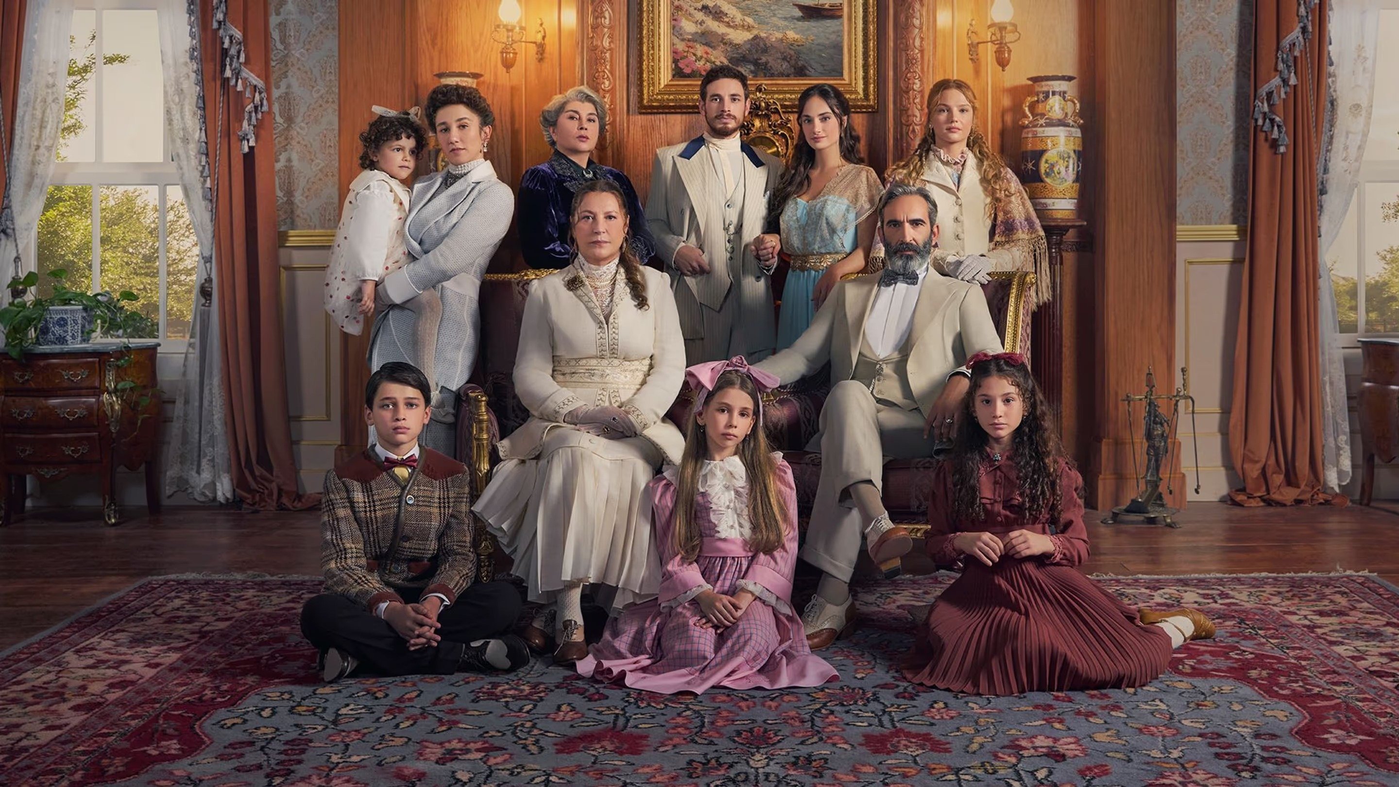 Backdrop for Portrait of a Scandalous Family