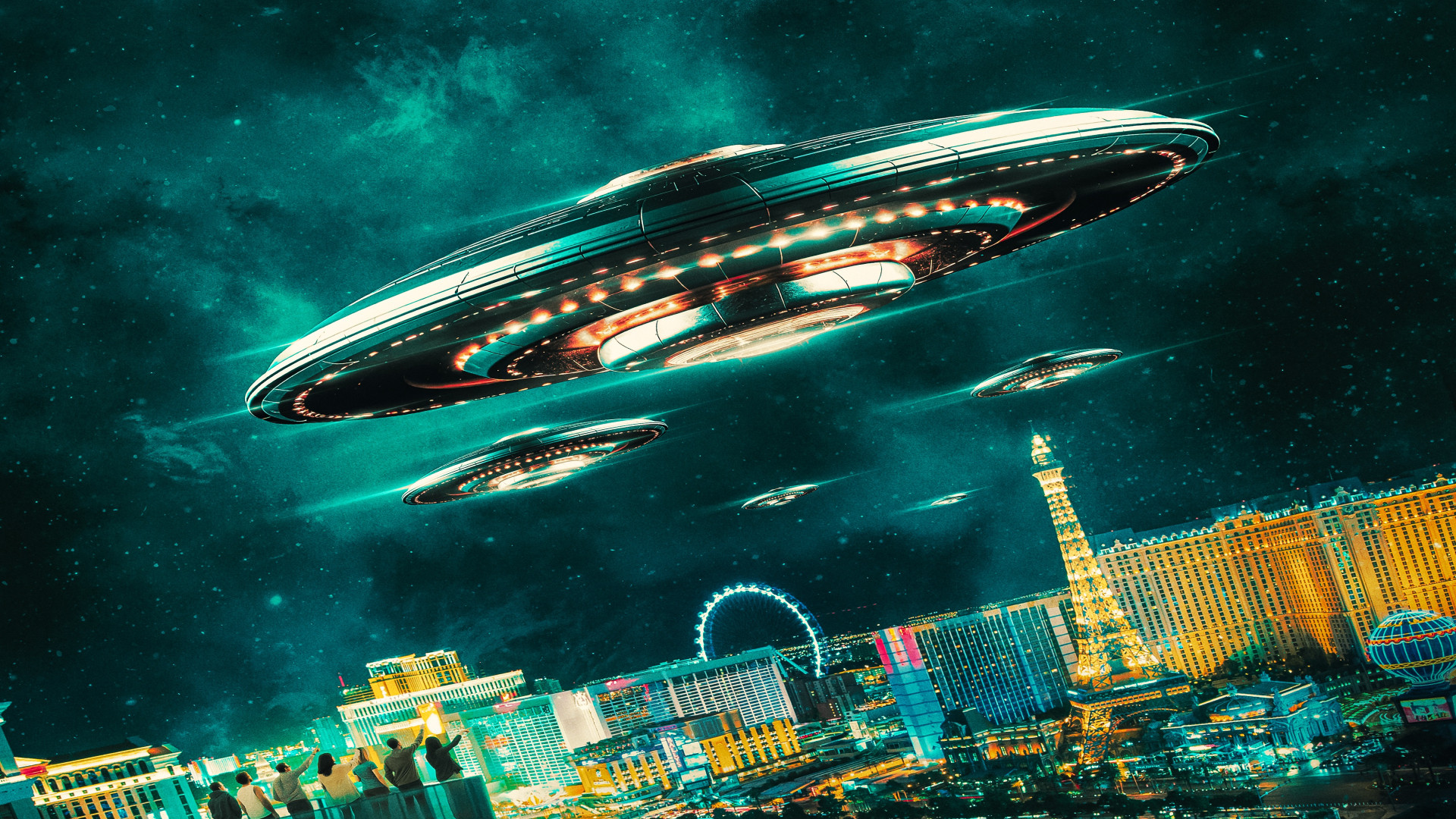 Backdrop for Aliens Uncovered: UFOs Over Vegas