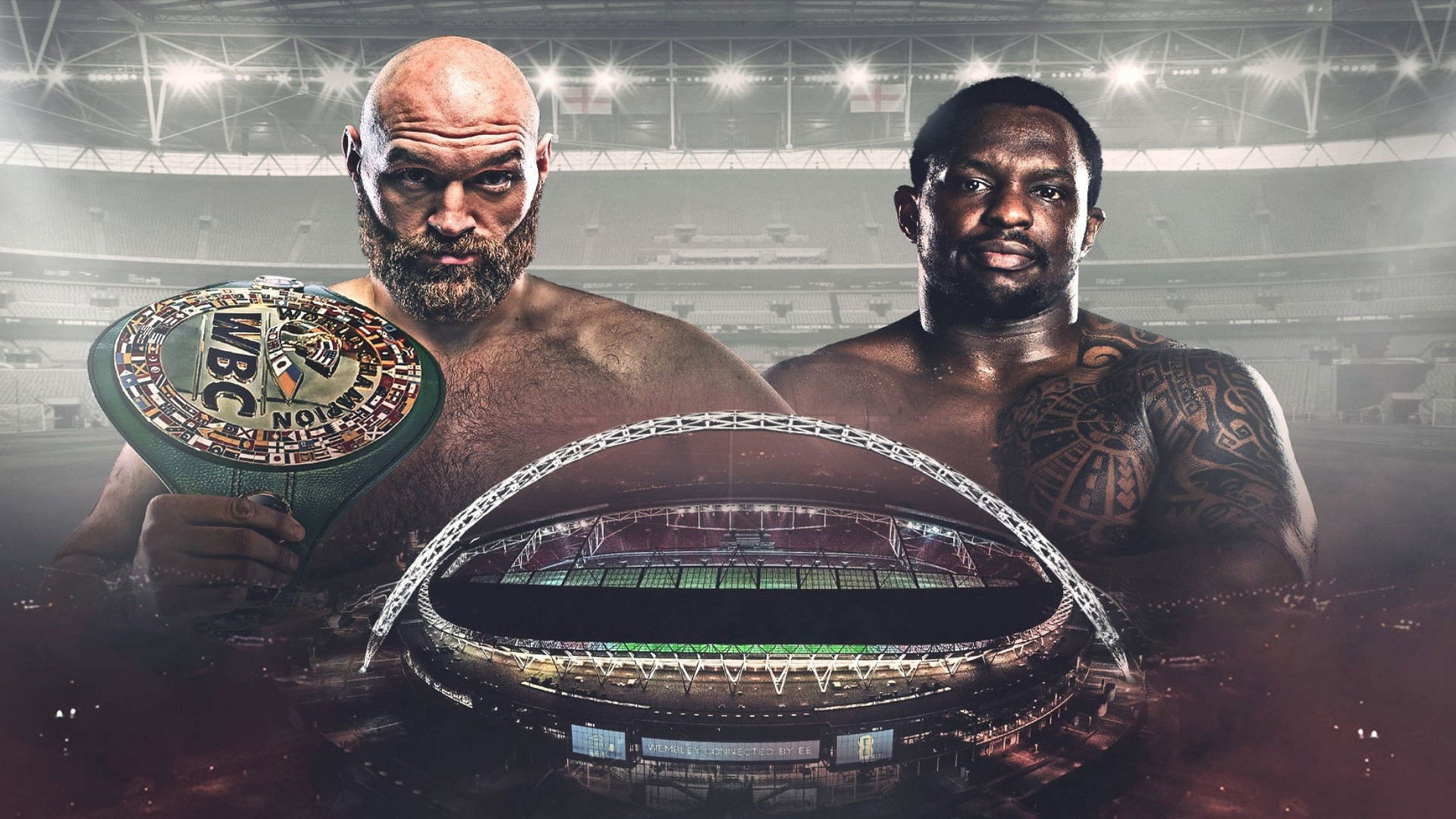 Backdrop for Tyson Fury vs. Dillian Whyte