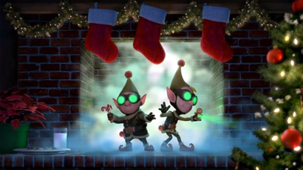 Backdrop for Prep & Landing: Totally Tinsel Collection