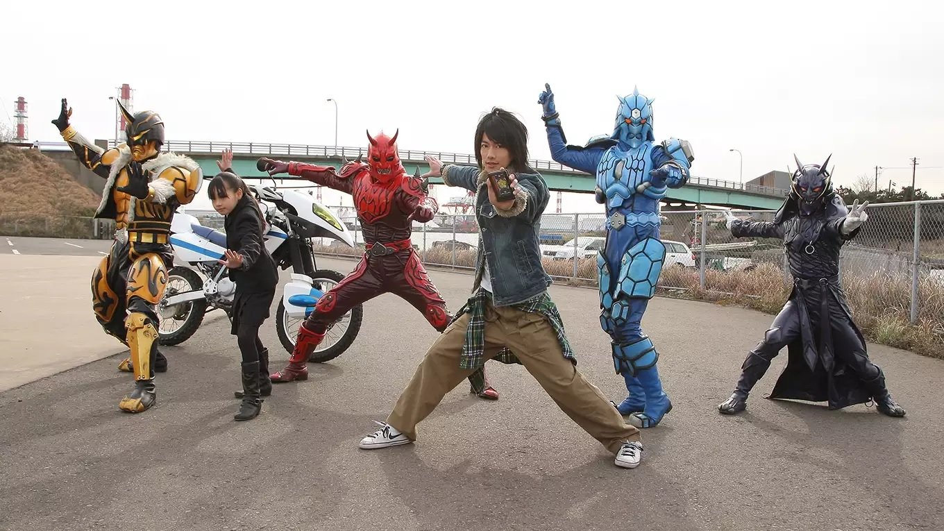 Backdrop for Kamen Rider Den-O & Kiva: Climax Deka