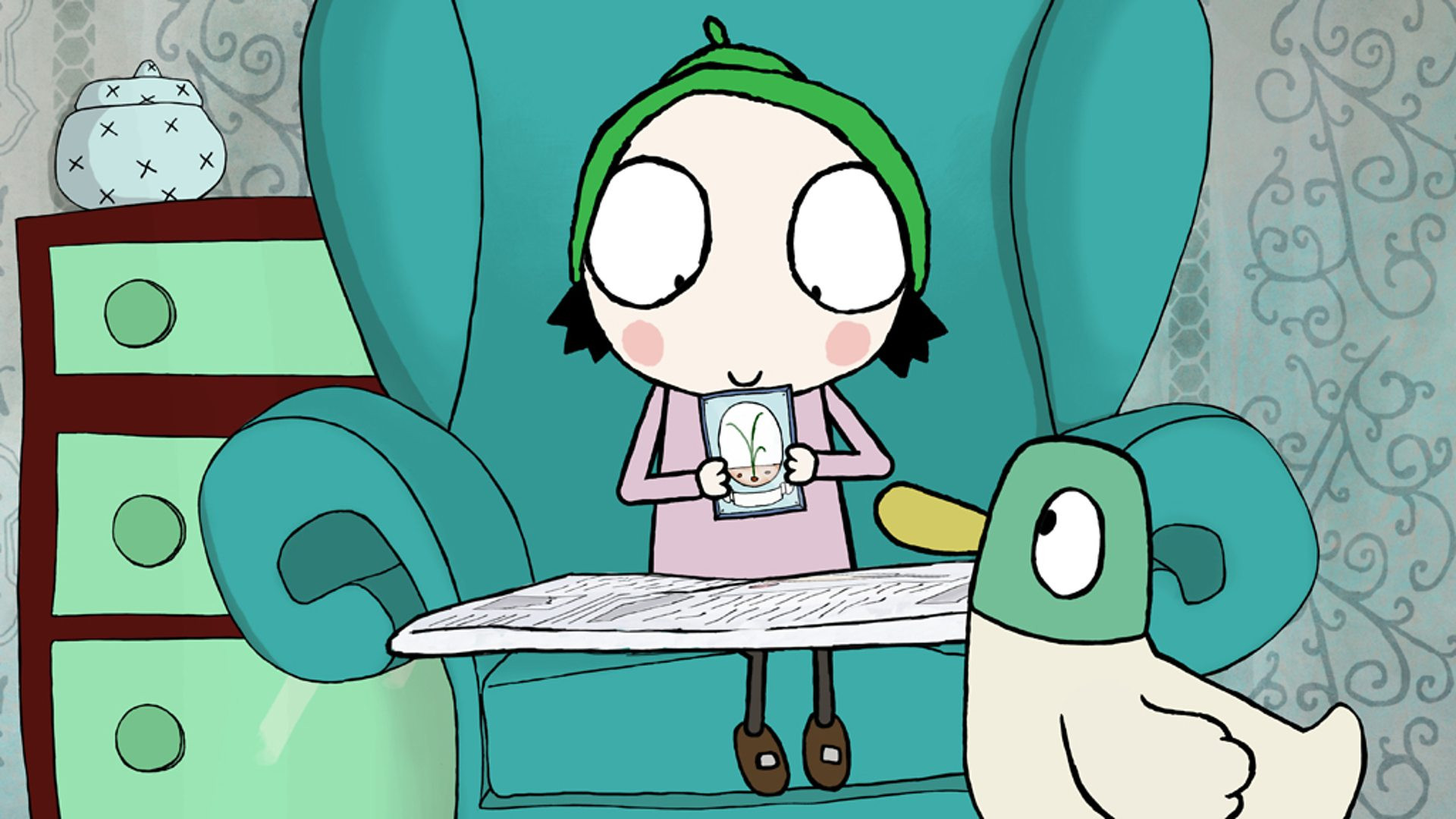 Backdrop for Sarah & Duck