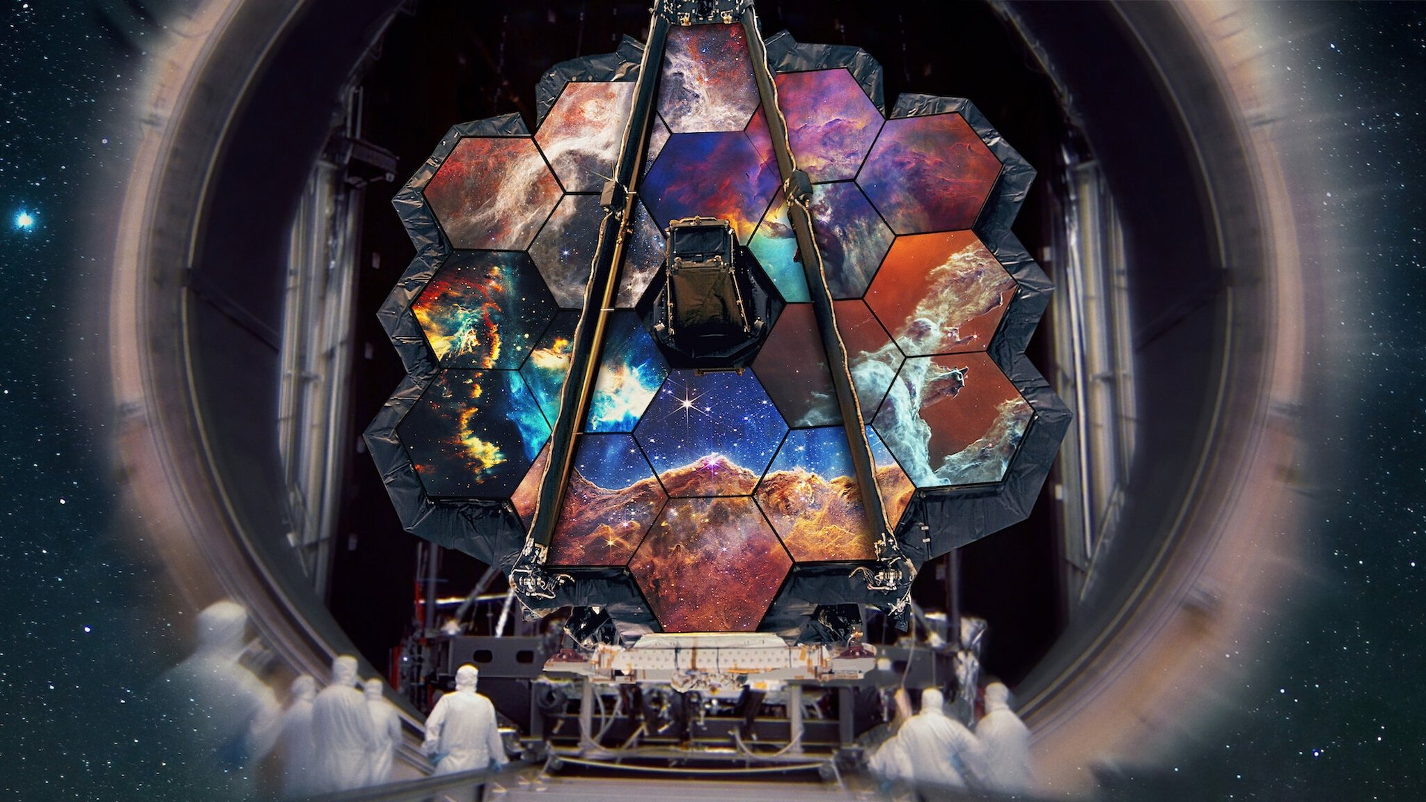 Backdrop for Unknown: Cosmic Time Machine