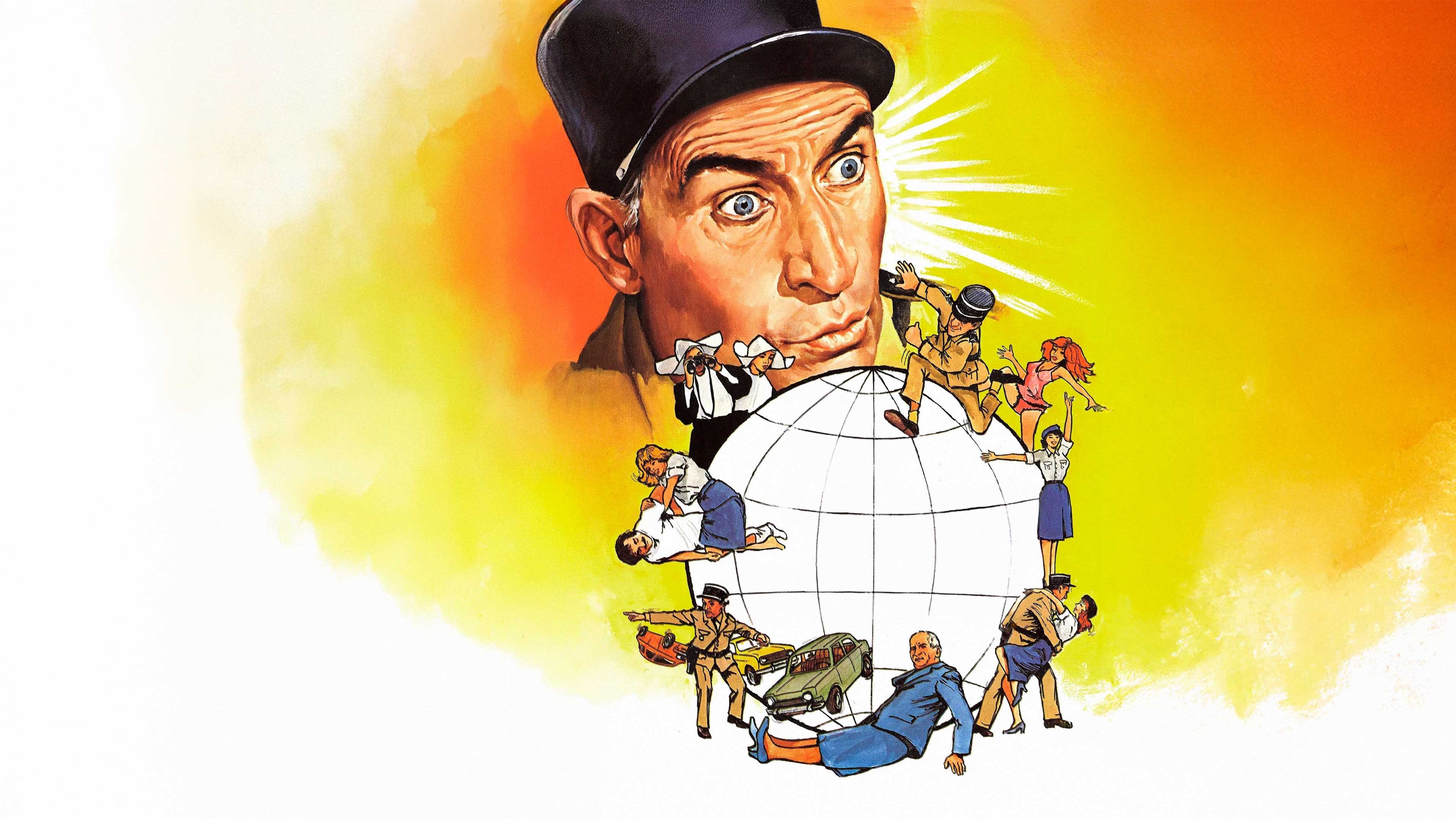 Backdrop for The Gendarme and the Gendarmettes