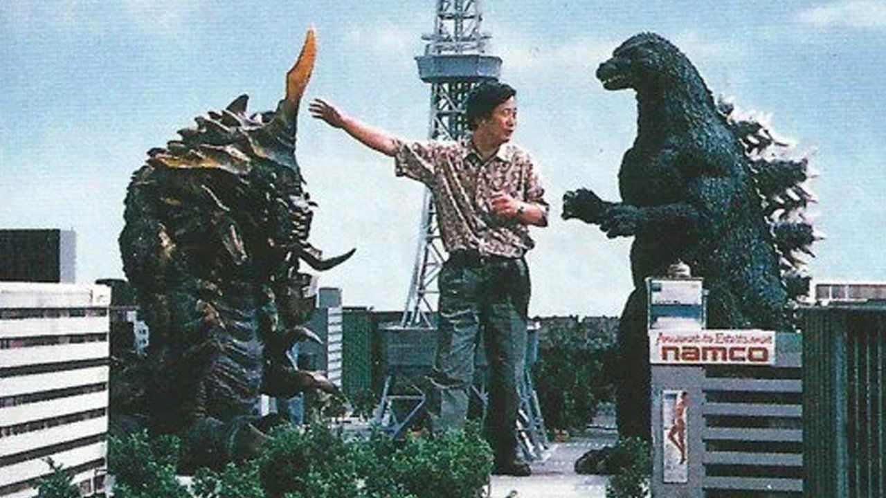 Backdrop for Making of Godzilla vs. Mothra