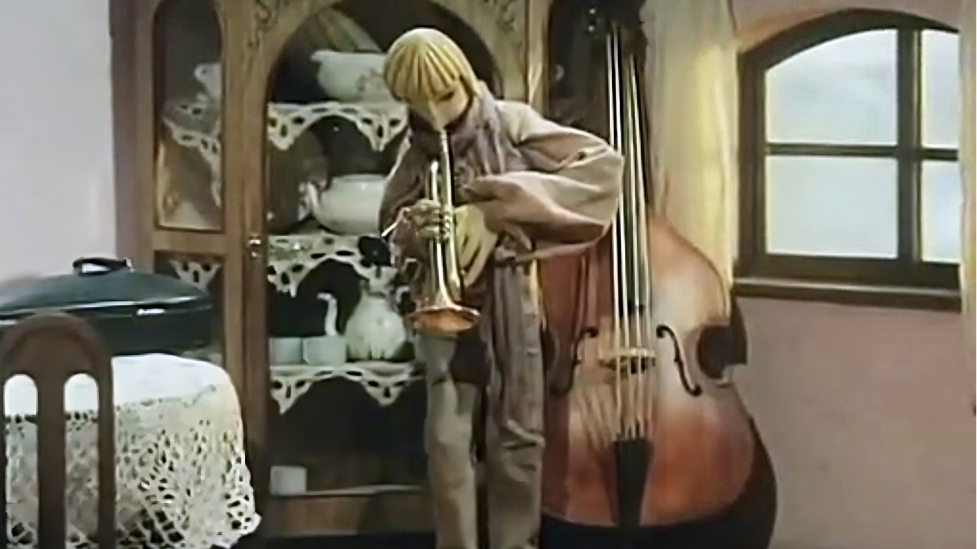 Backdrop for The Musician and Death