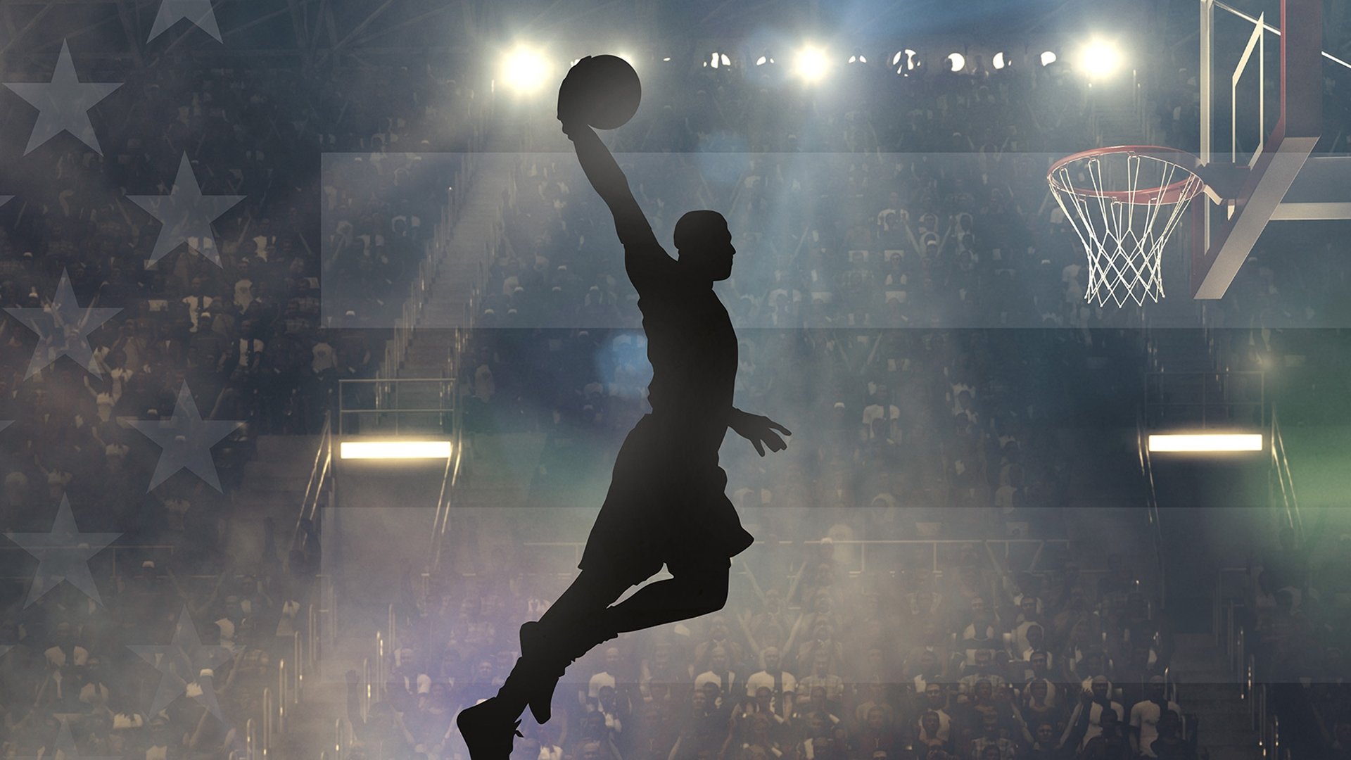 Backdrop for Shut Up and Dribble