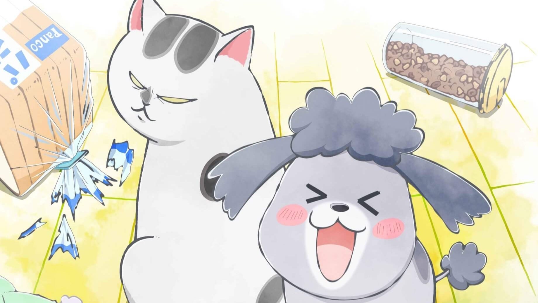 Backdrop for With a Dog AND a Cat, Every Day Is Fun