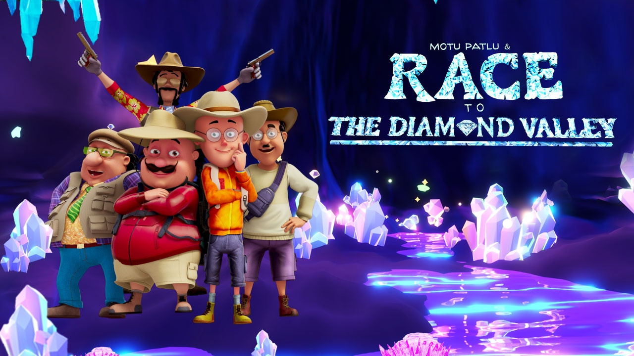 Backdrop for Motu Patlu & The Race to the Diamond Valley