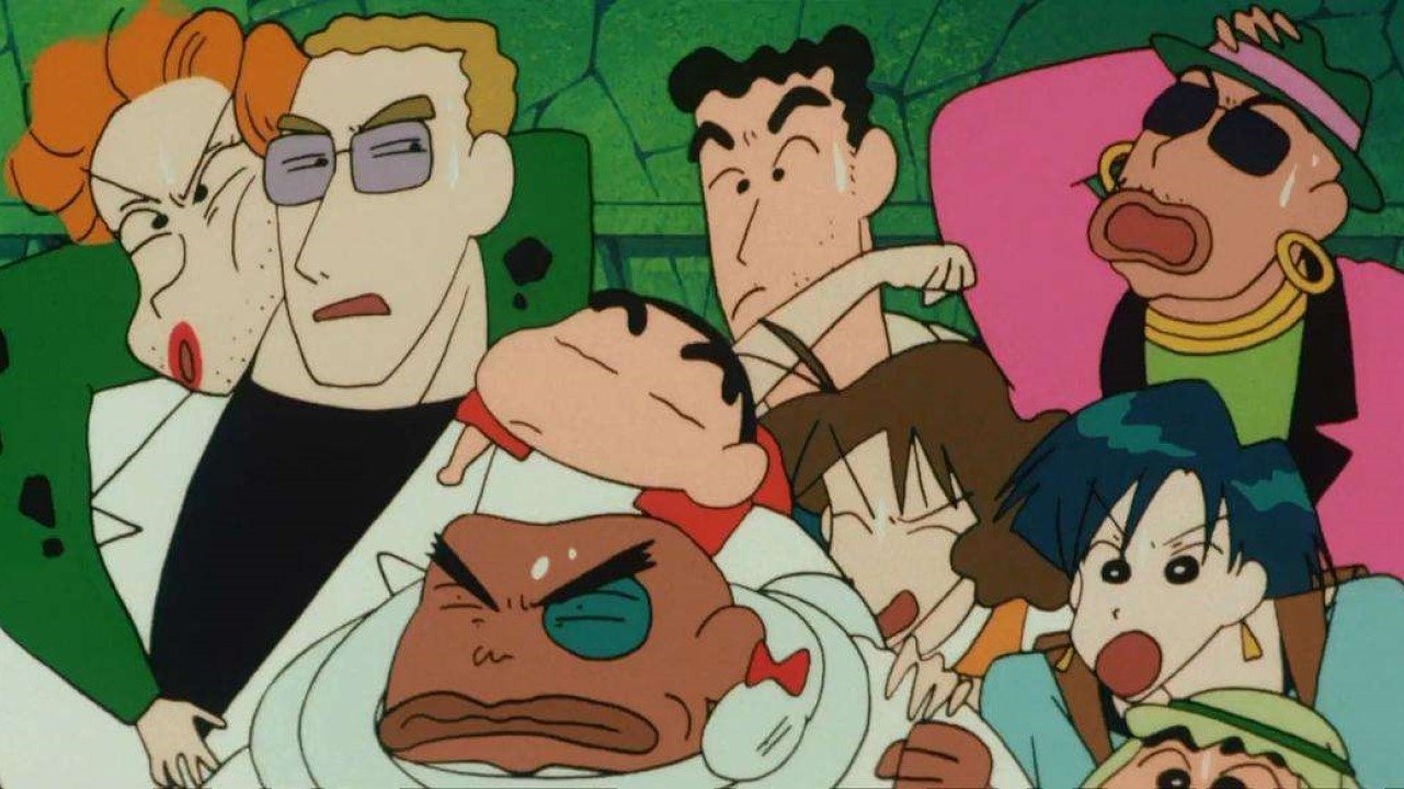 Backdrop for Crayon Shin-chan: The Hidden Treasure of the Buri Buri Kingdom