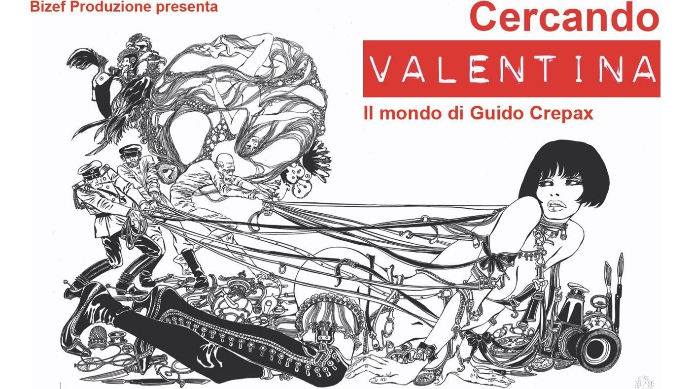 Backdrop for Searching for Valentina: The World of Guido Crepax