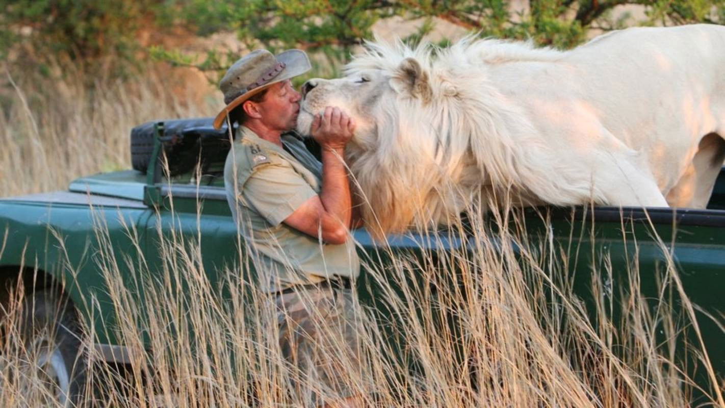 Backdrop for The Lion Man: African Safari