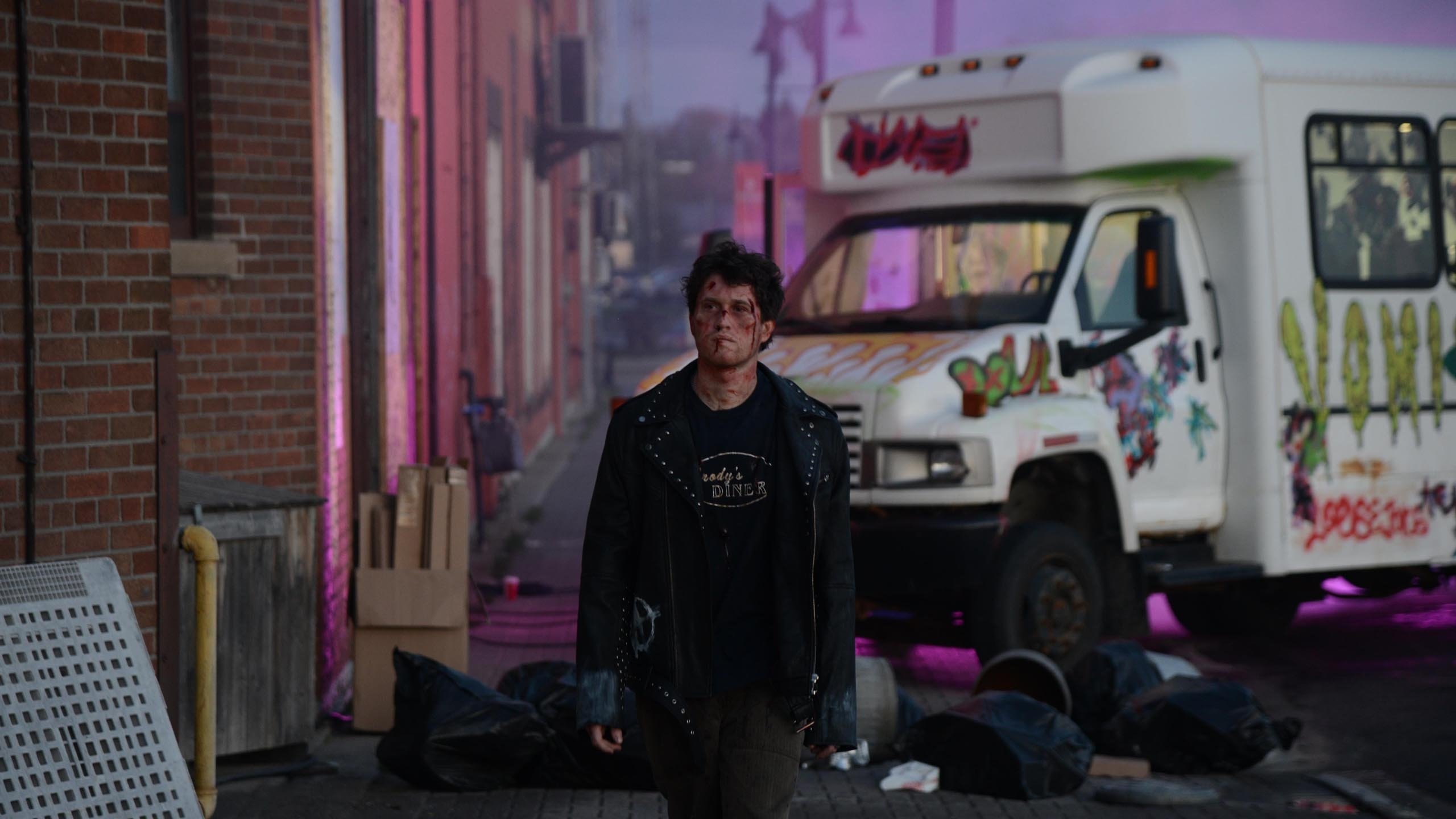 Backdrop for Violence