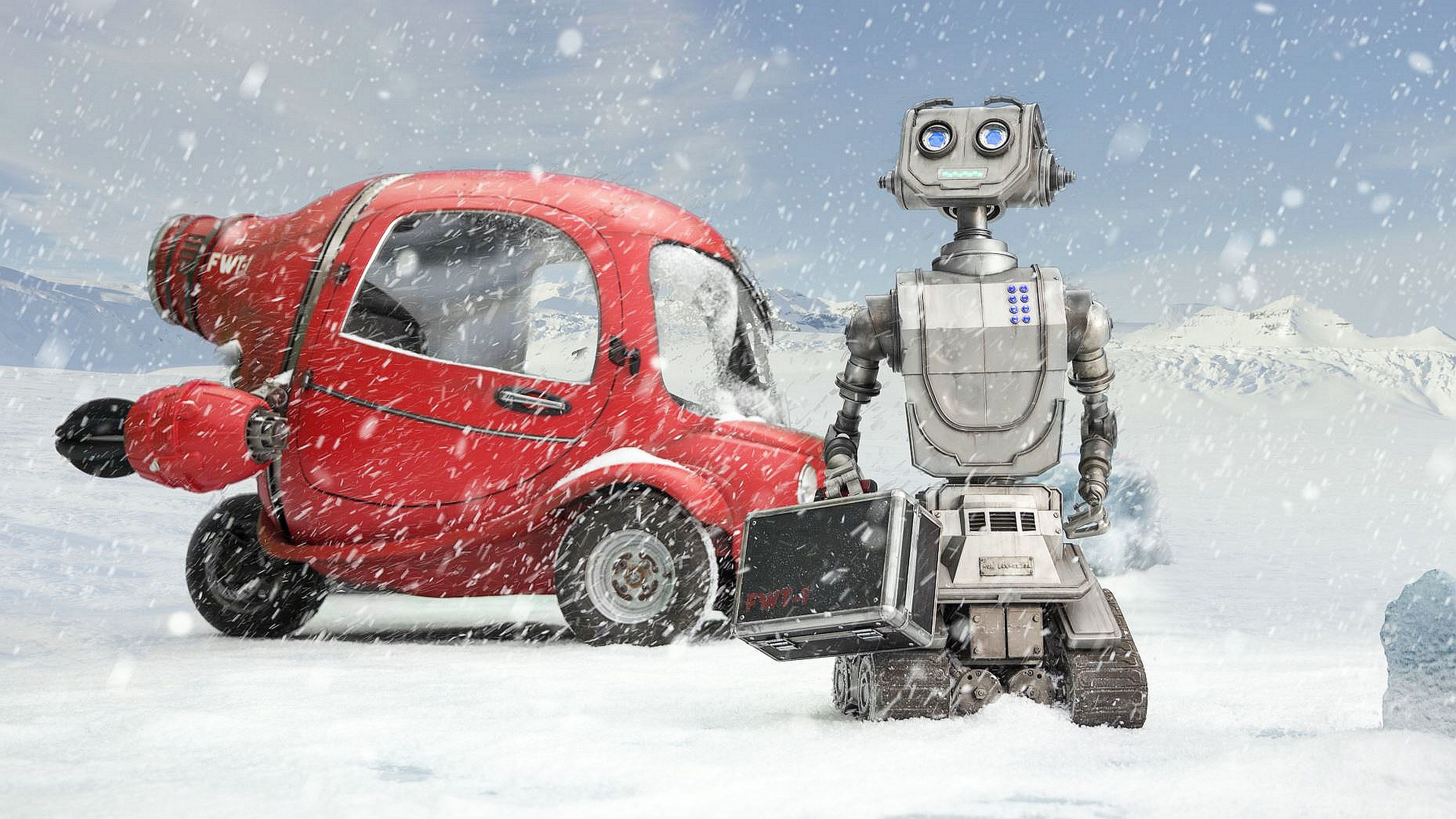 Backdrop for Robby and Toby's Fantastic Voyager