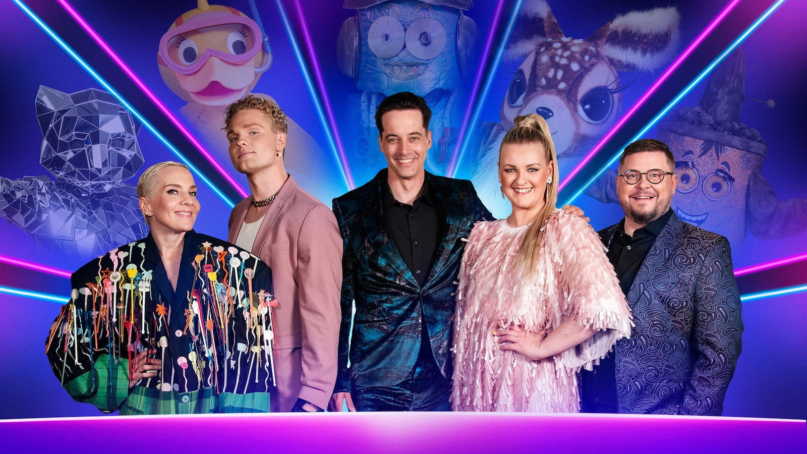 Backdrop for Masked Singer Suomi