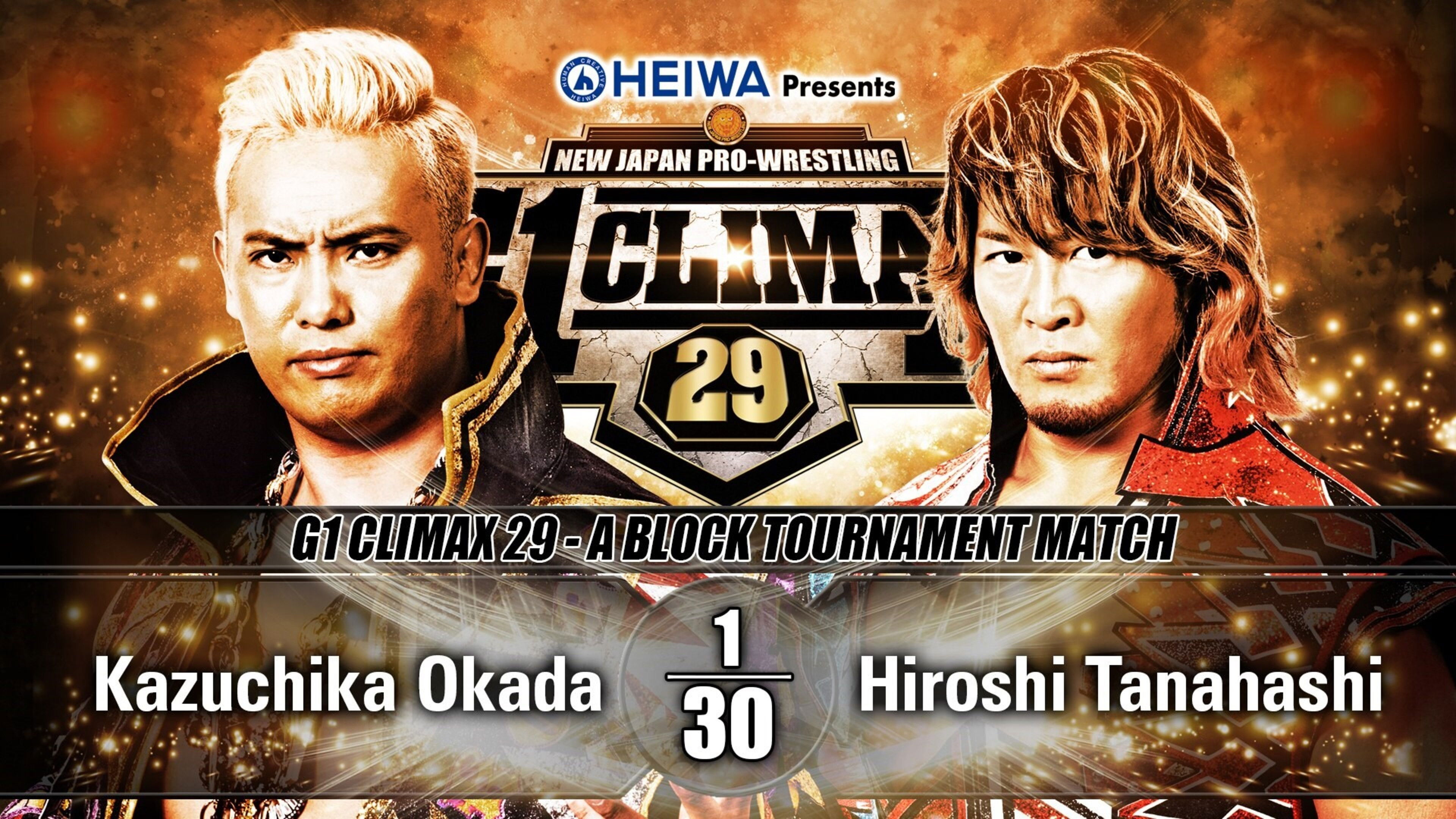 Backdrop for NJPW G1 Climax 29: Day 1