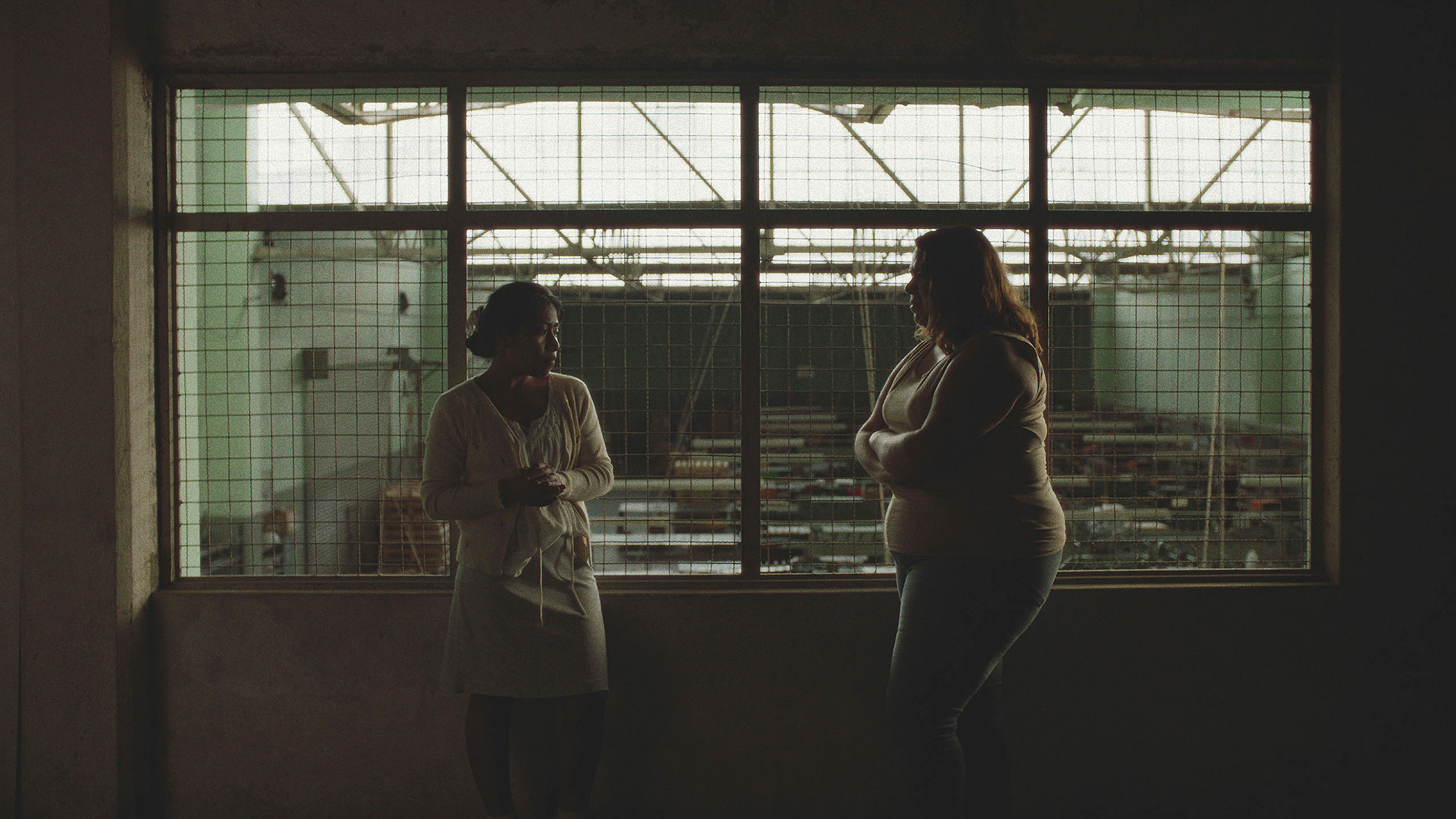 Backdrop for Sweatshop Girl