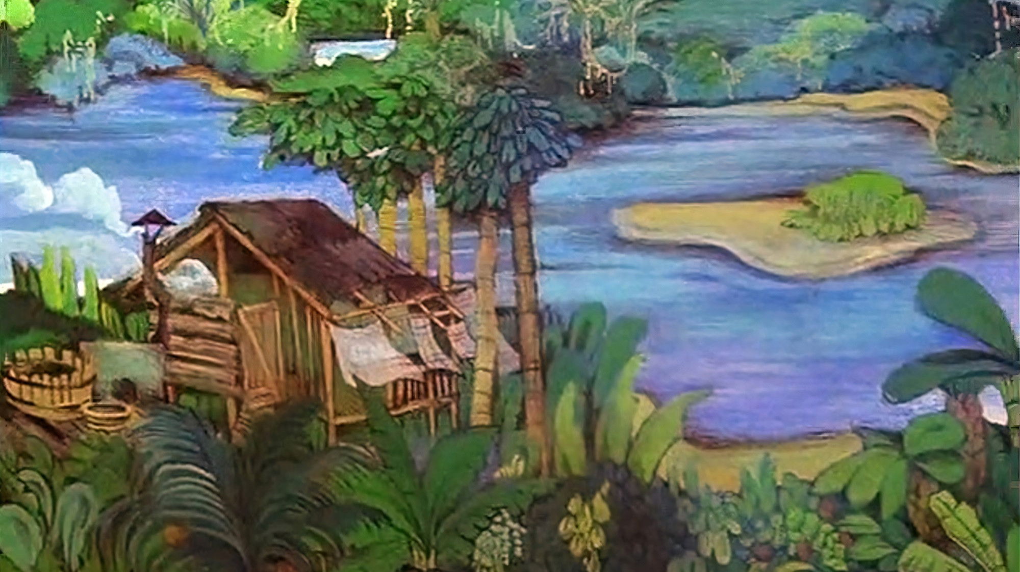 Backdrop for Die drei Dschungeldetektive