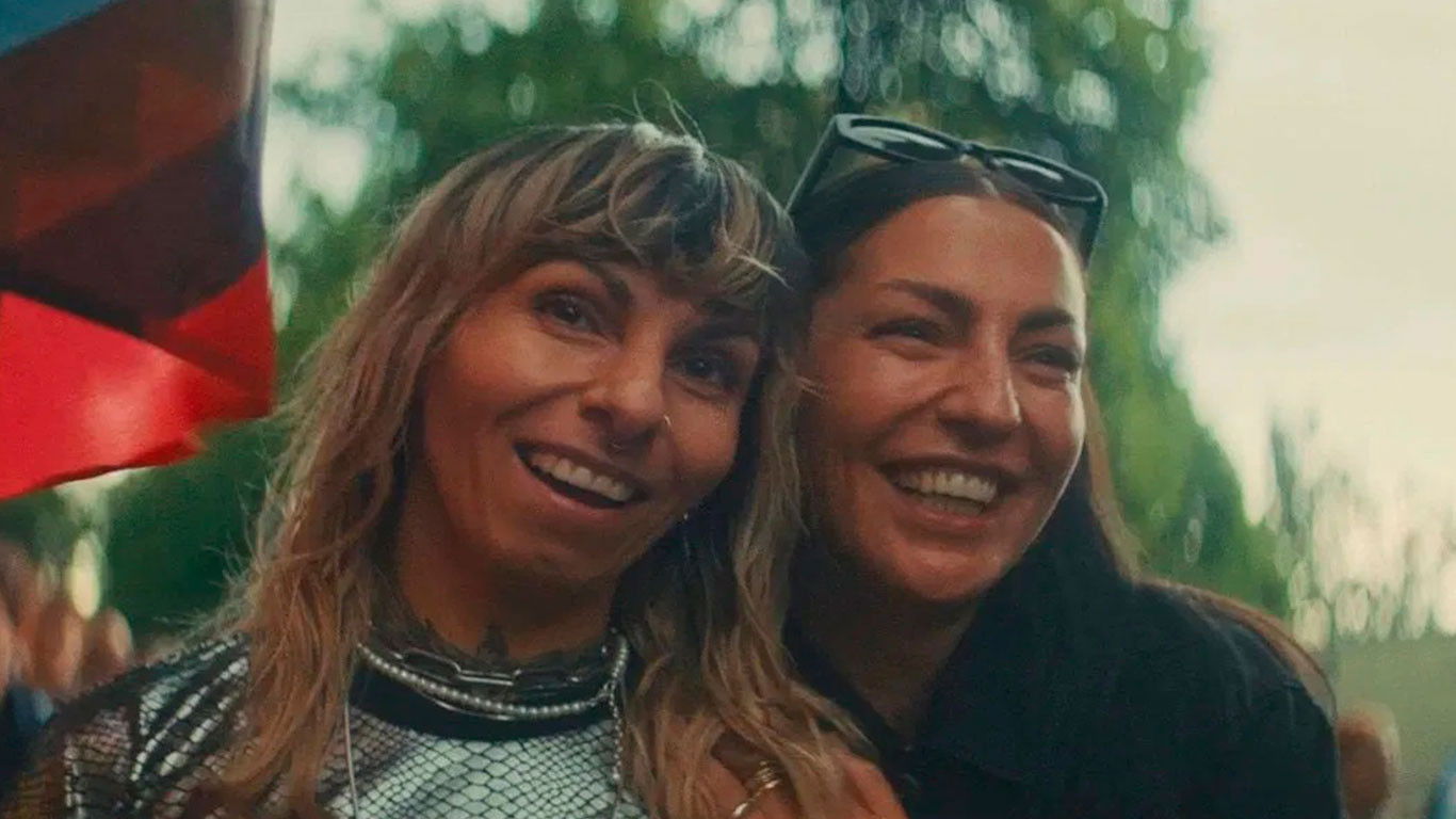 Backdrop for The Lesbian Bar Project