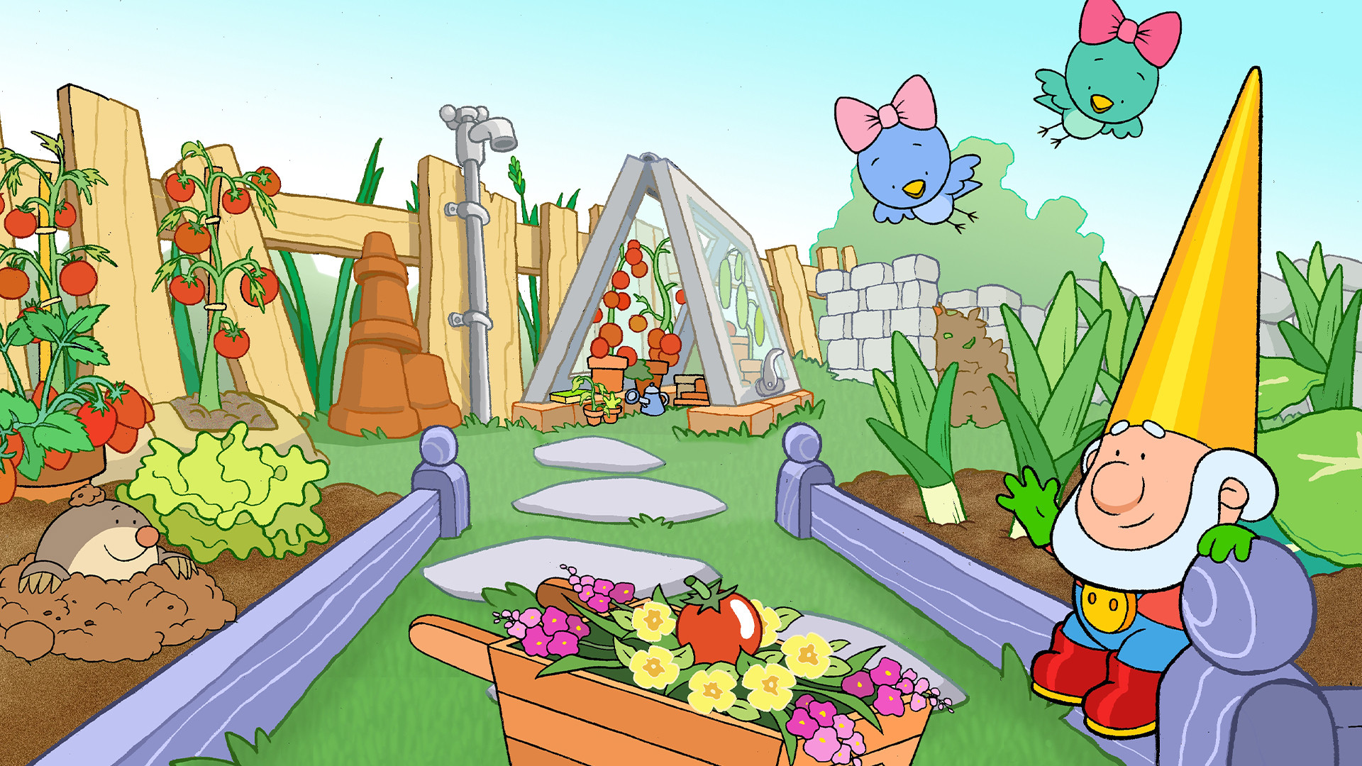 Backdrop for Gordon the Garden Gnome