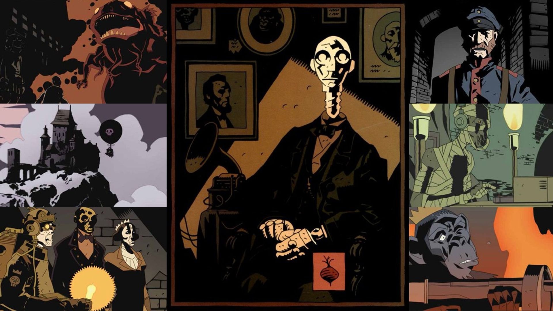 Backdrop for The Amazing Screw-On Head