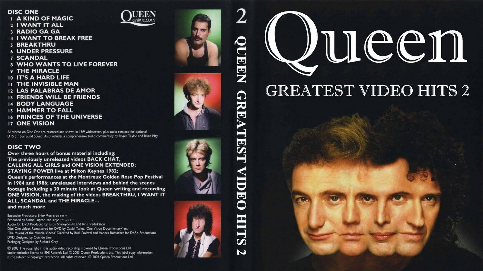 Backdrop for Queen: Greatest Video Hits 2