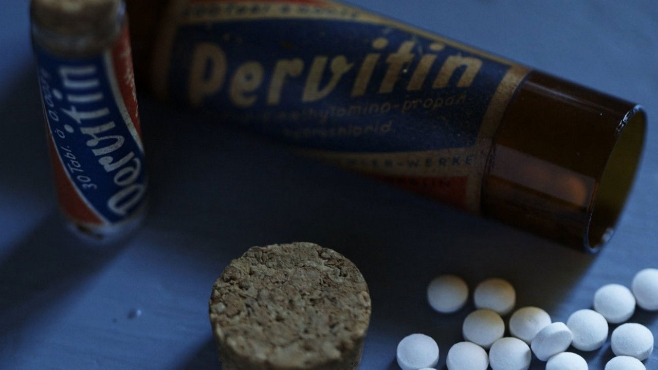 Backdrop for Hitler's Junkies