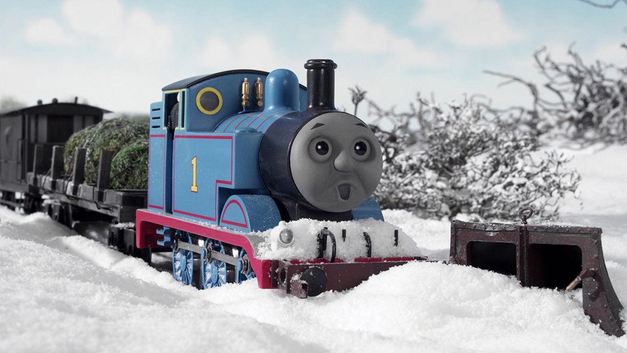 Backdrop for Thomas & Friends: Thomas' Snowy Surprise