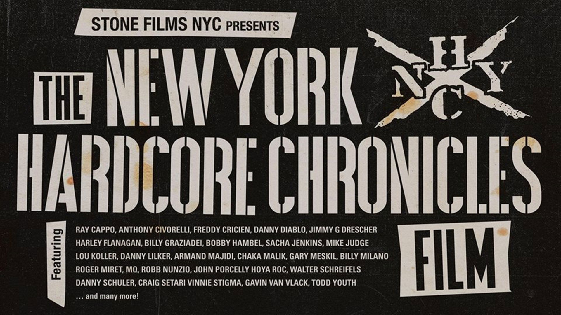 Backdrop for The New York Hardcore Chronicles Film