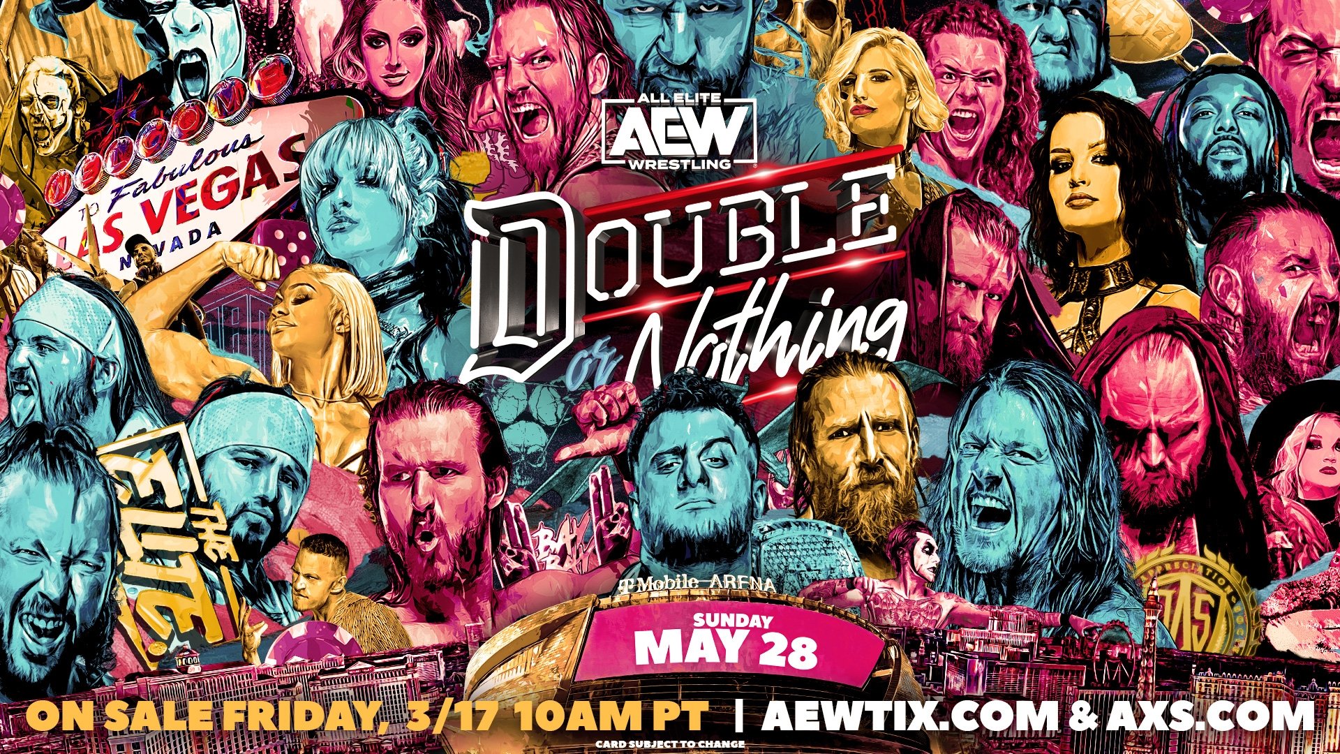 Backdrop for AEW Double or Nothing 2023