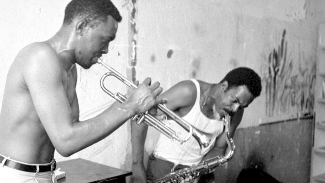 Backdrop for Fire Music