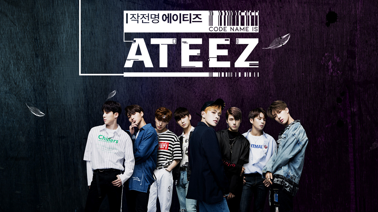Backdrop for Code Name is ATEEZ