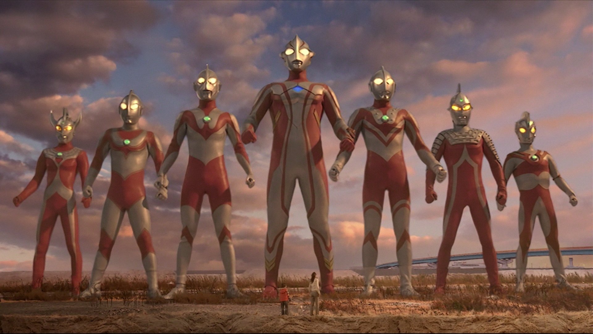 Backdrop for Ultraman Mebius & Ultra Brothers