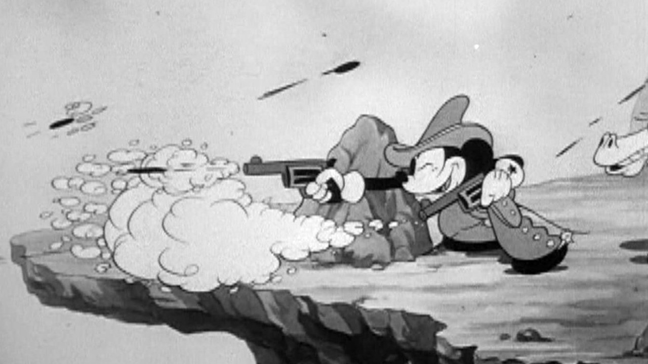 Backdrop for Two-Gun Mickey