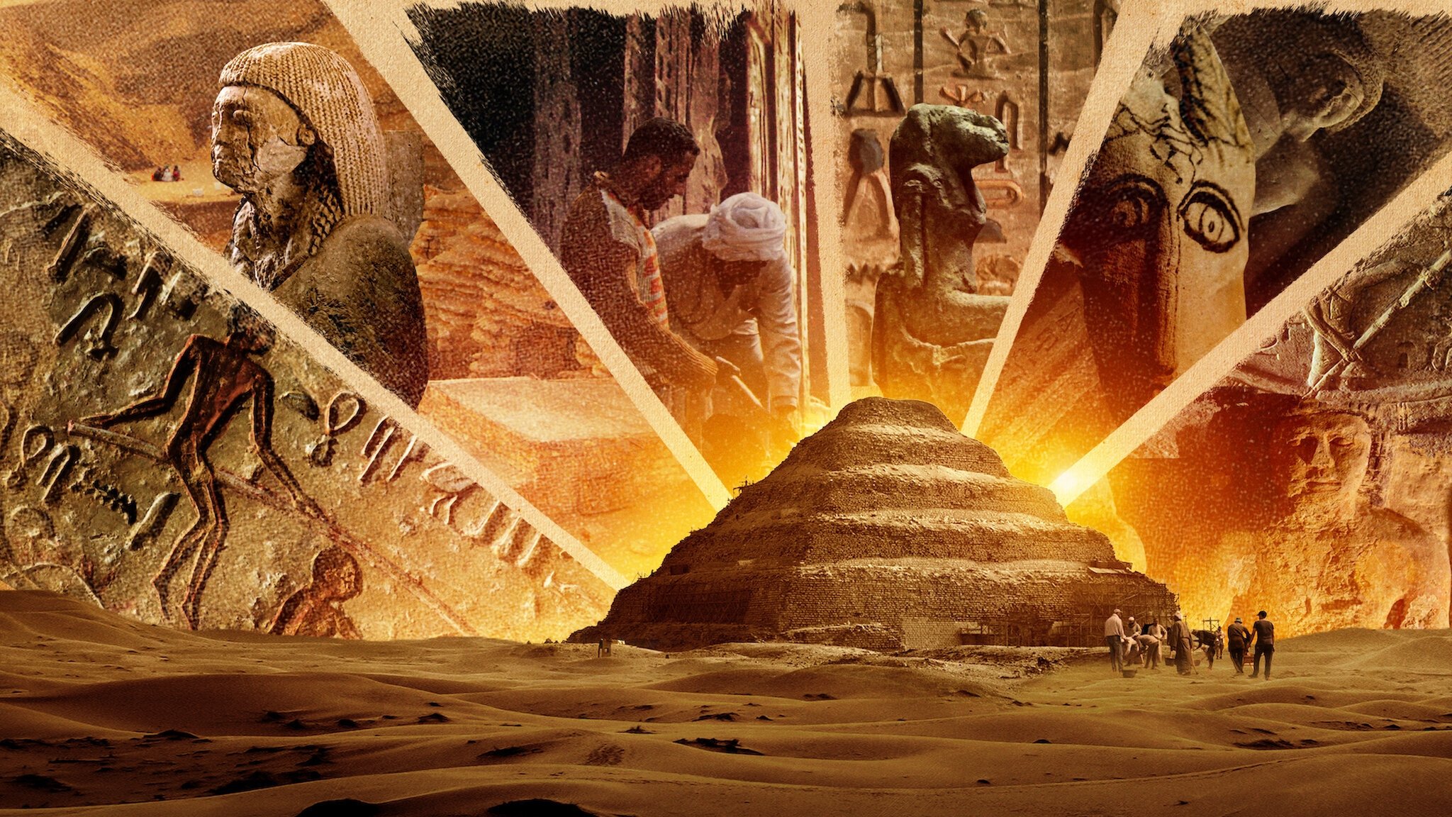 Backdrop for Secrets of the Saqqara Tomb