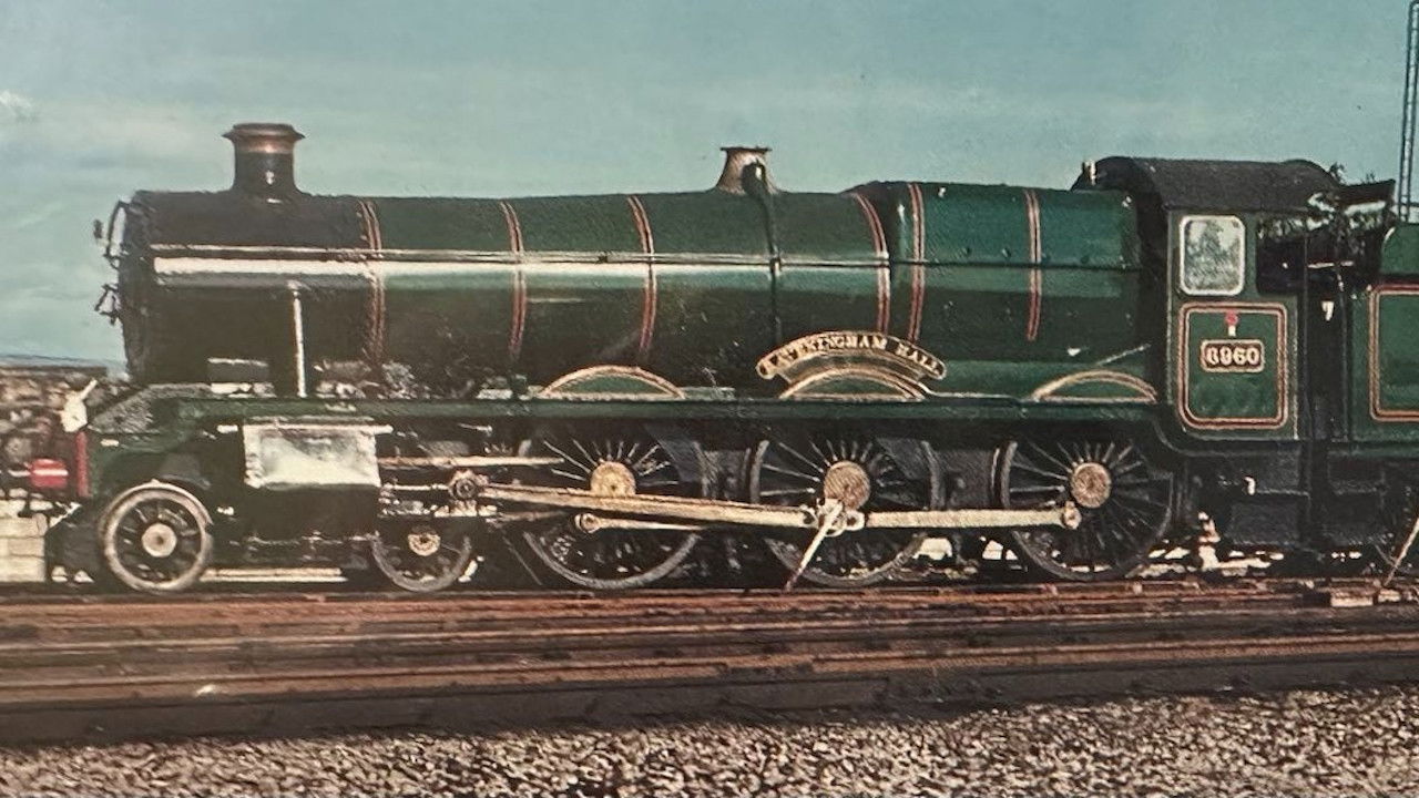 Backdrop for Railway Roundabout The End Of The Line