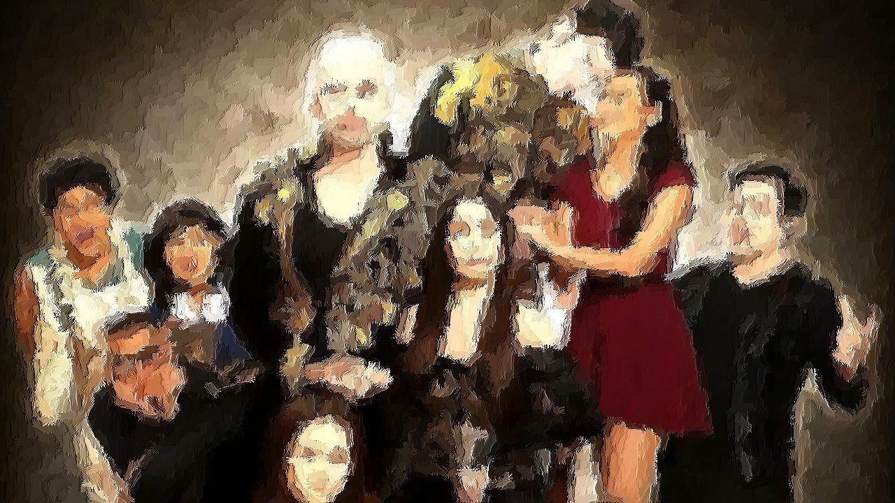 Backdrop for Wang Fam