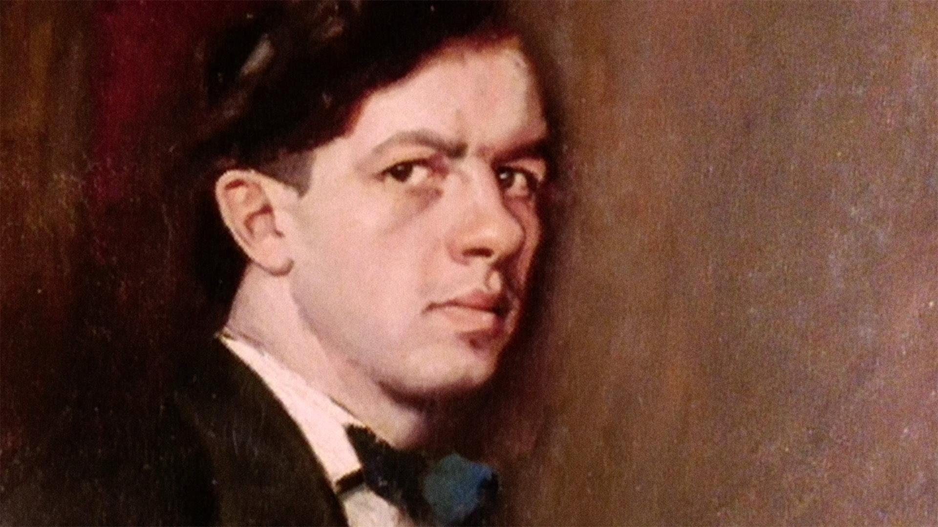 Backdrop for Thomas Hart Benton