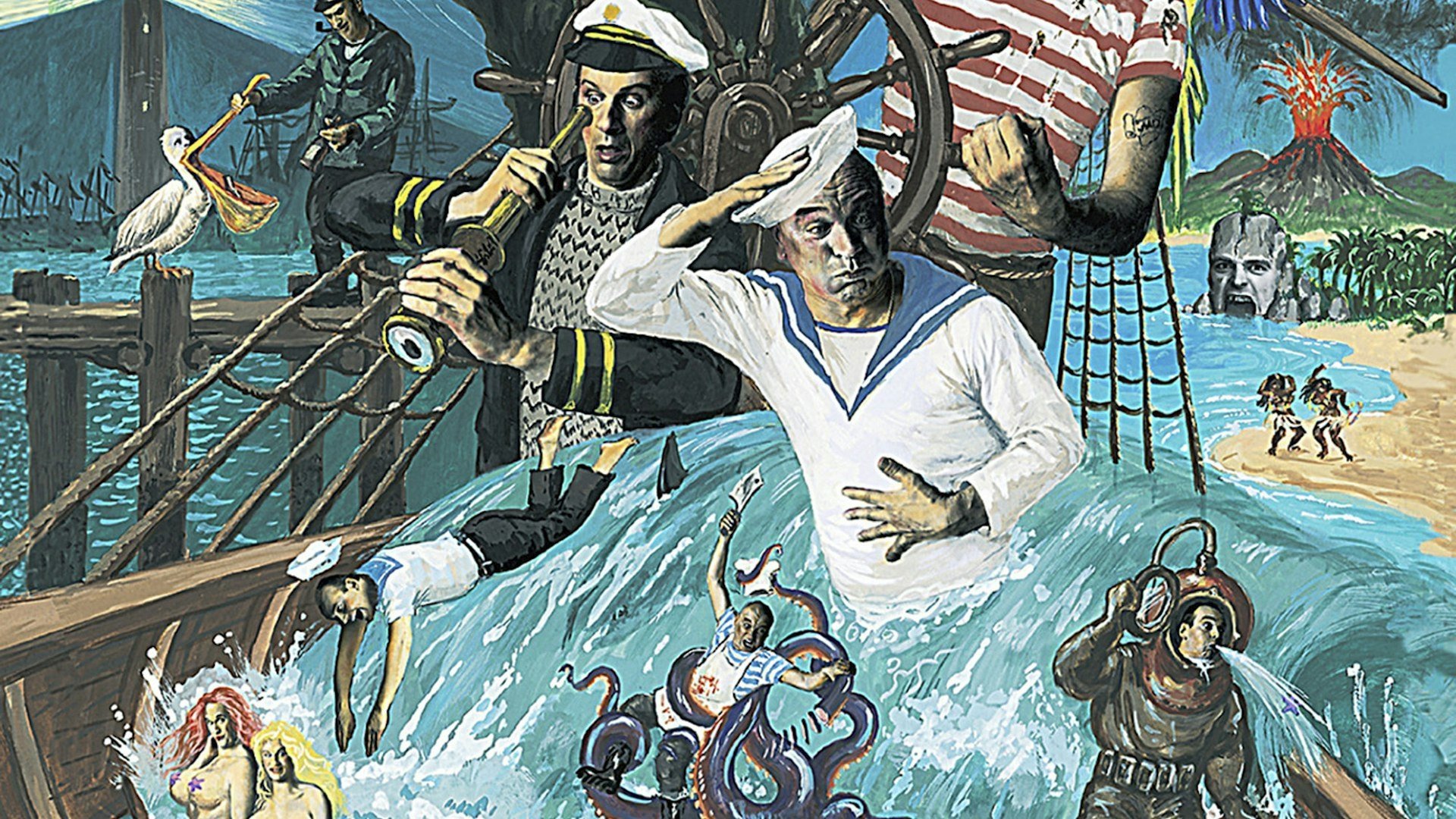 Backdrop for Ørkenens sønner: En storm i et glas vand