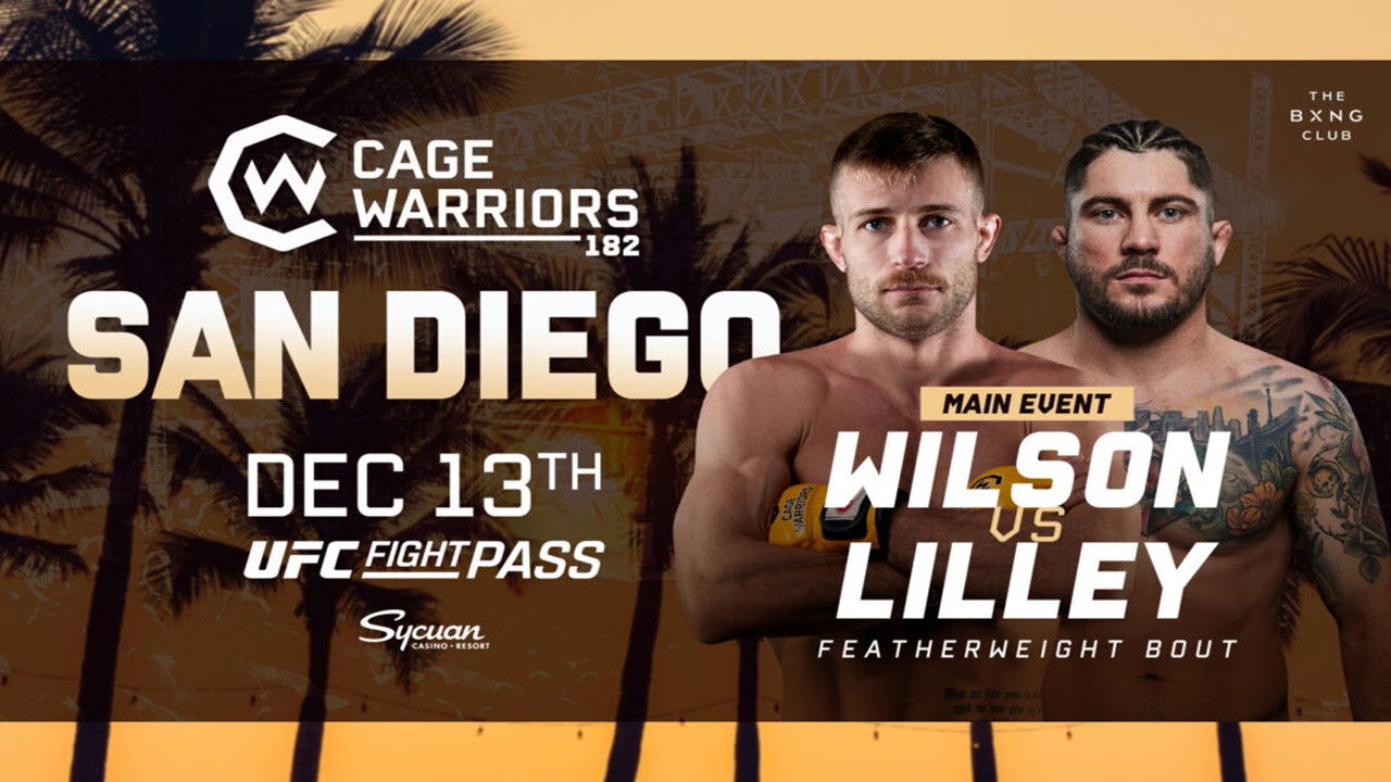 Backdrop for Cage Warriors 182: San Diego