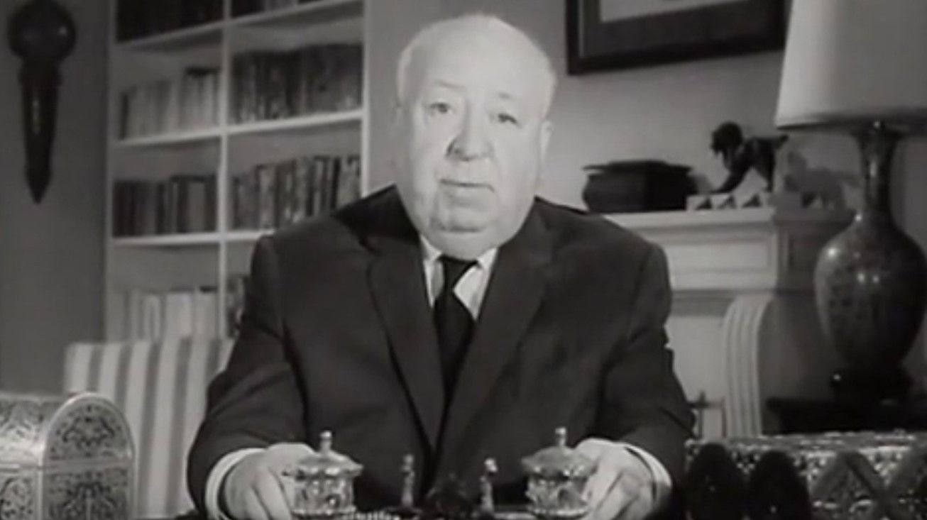 Backdrop for Hitchcock on Grierson