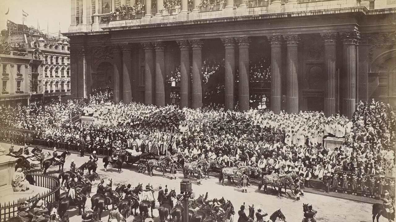 Backdrop for Queen Victoria's Diamond Jubilee