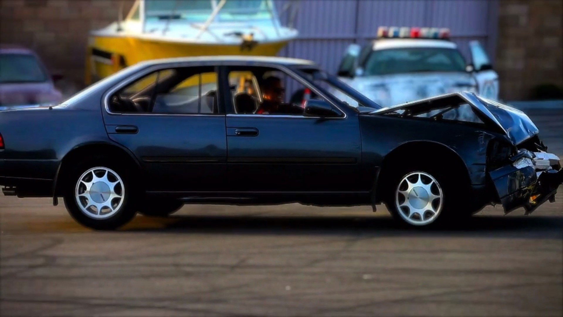 Backdrop for Speed and Mayhem Down Under